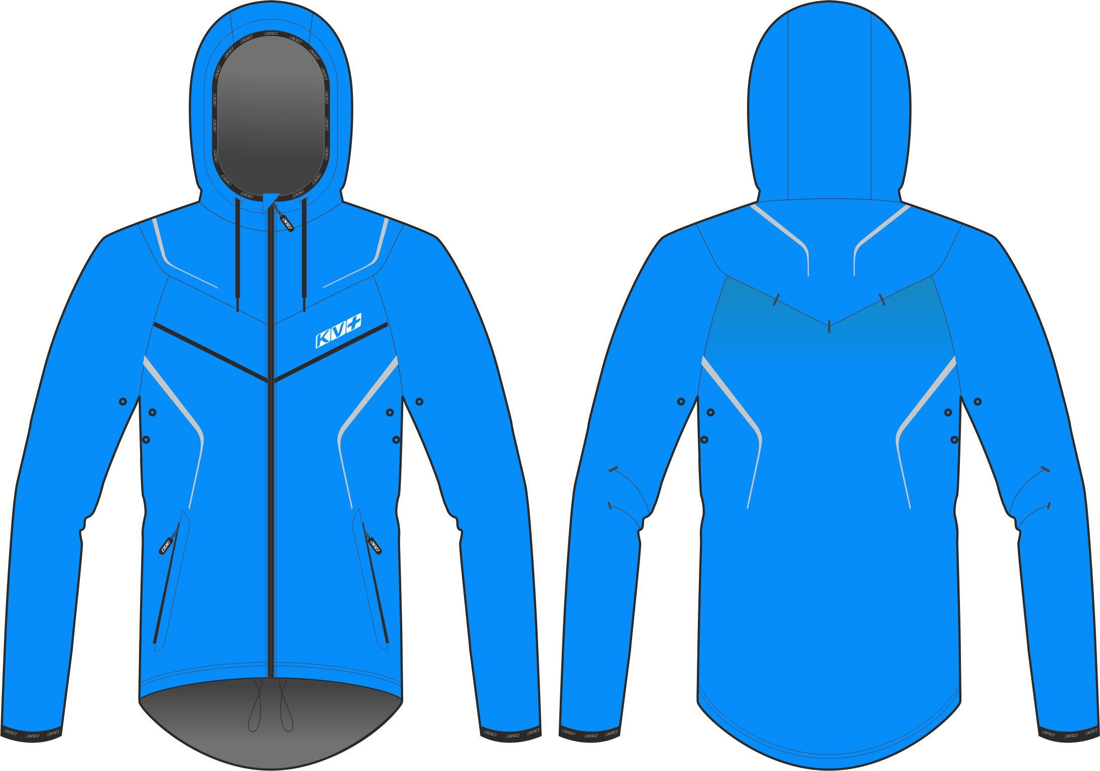 BREEZE JACKET UNISEX (WINDPROOF) (blue)