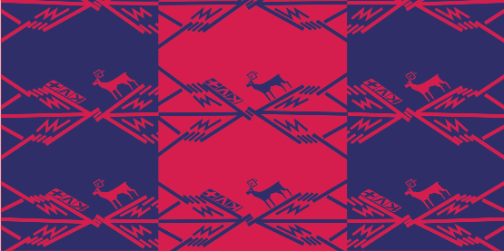 BANDANA DEER (bordeauux)