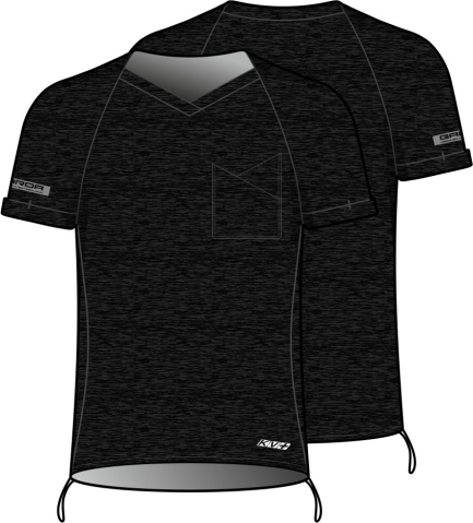 GARDA SHIRT UNISEX without sleeves (black)